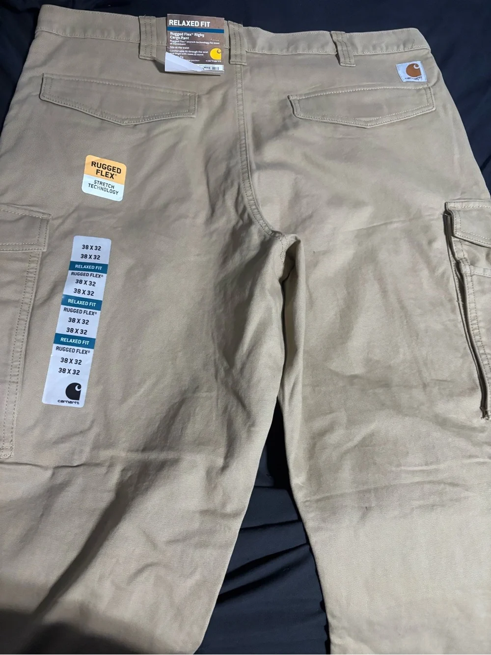 Carhartt Men's Khaki Cargo Pants - Light Tan Workwear